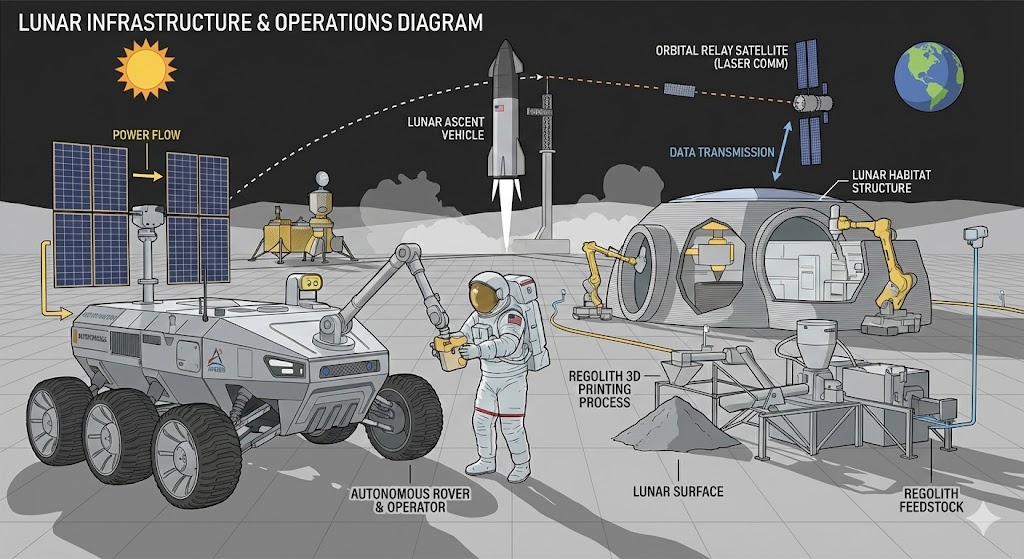 アルテミス計画の最新技術イメージ