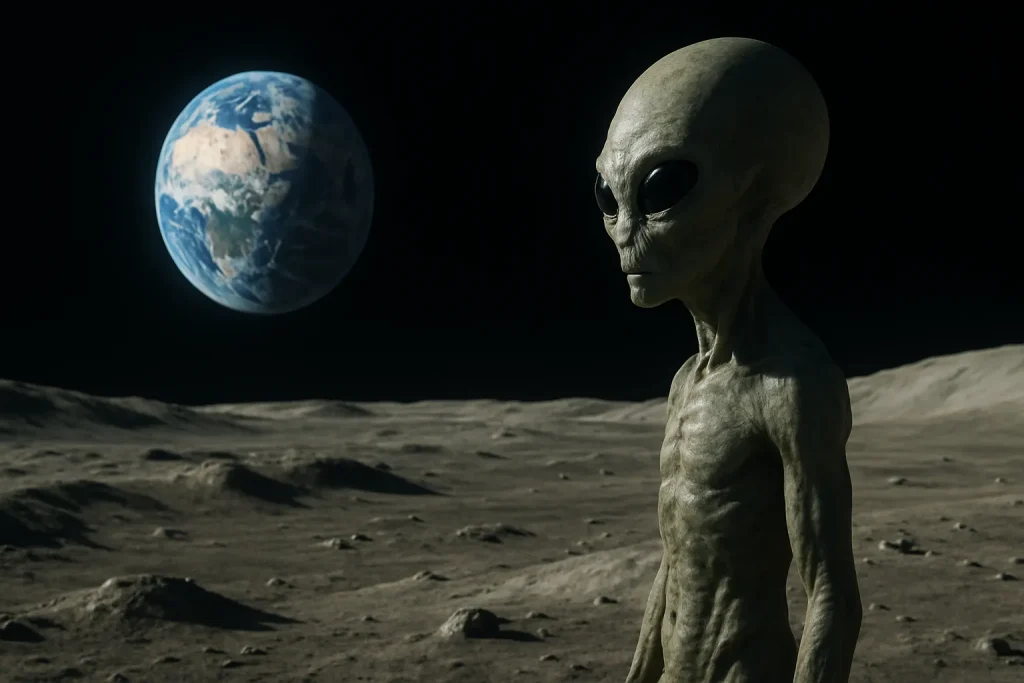 月と地球外生命体