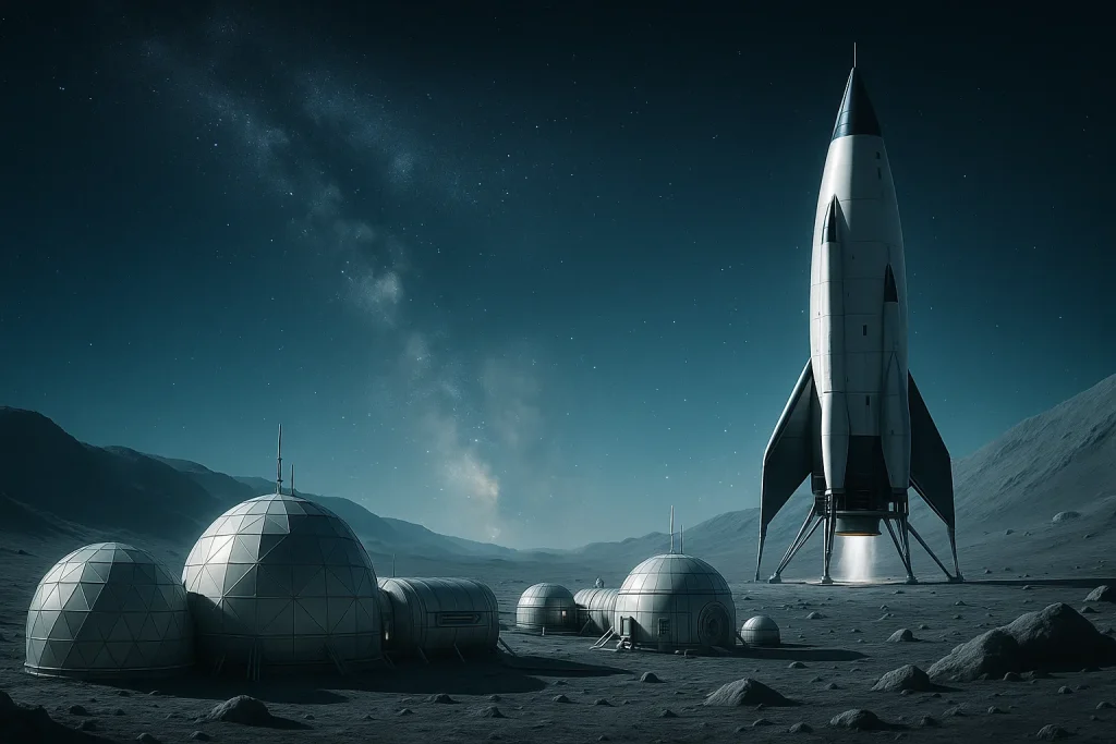 未来の月面基地