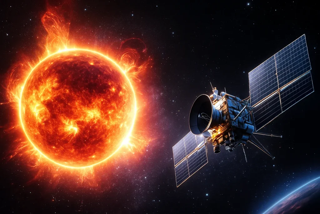 太陽観測衛星のイメージ