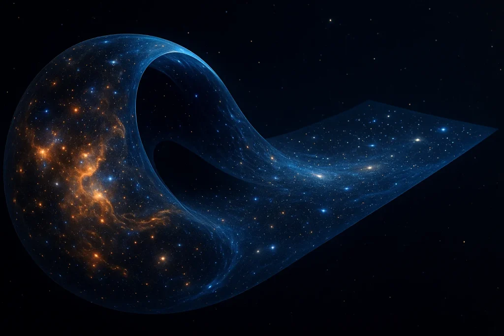 宇宙の形のイメージ