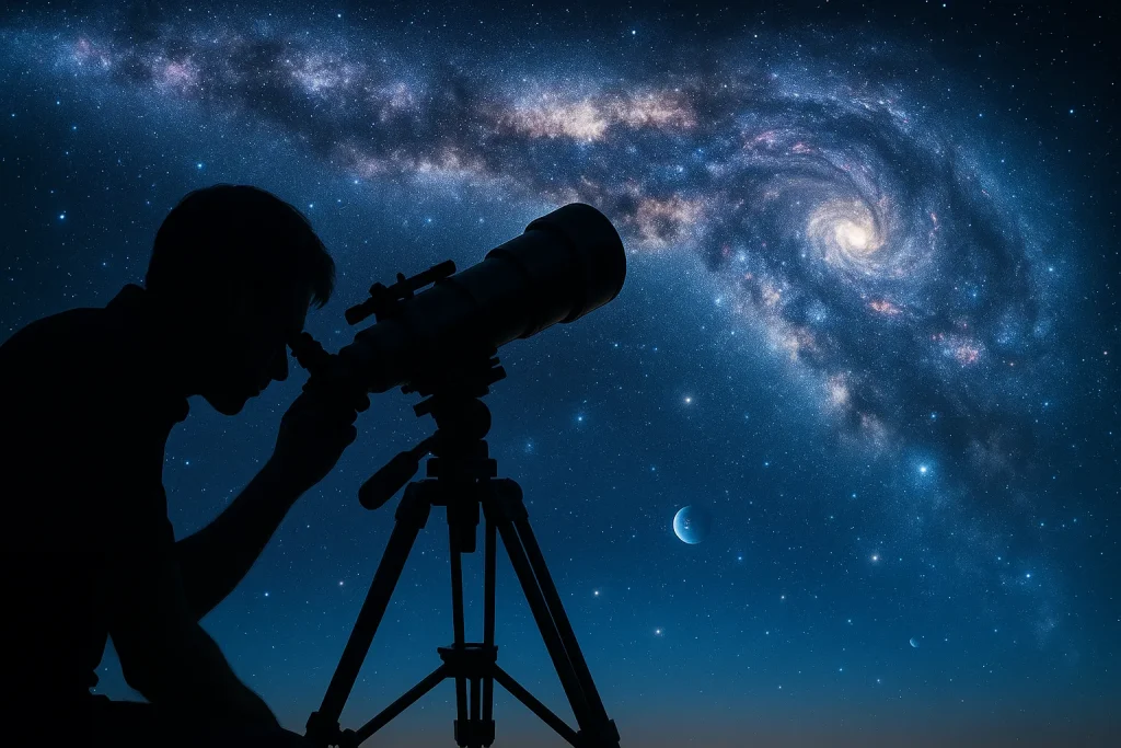 宇宙観測のイメージ