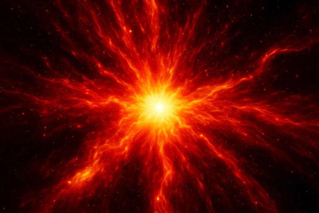 ビッグバン直後の宇宙のイメージ