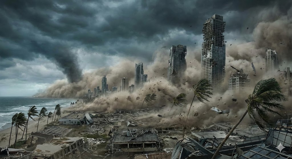 暴風による影響イメージ