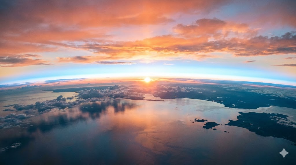 再生する地球の夜明け