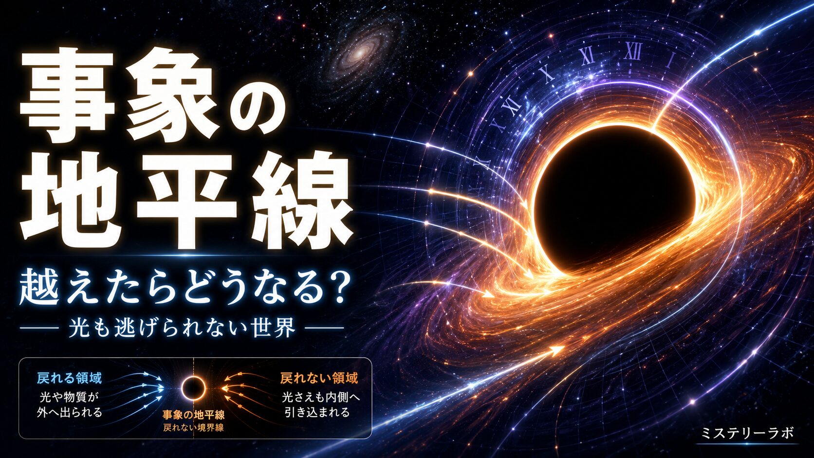 事象の地平線とは？越えたらどうなるのか・外からの見え方を解説