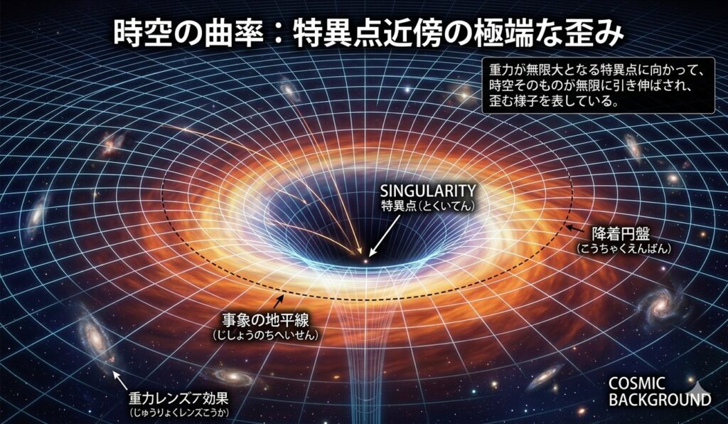 時空の歪みイメージ
