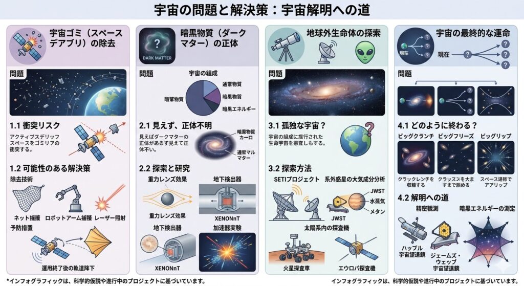 宇宙の問題と解決イメージ