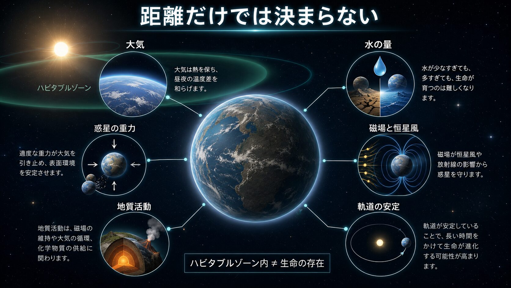 ハビタブルゾーンとは？生命が存在できる条件と地球に似た惑星を解説